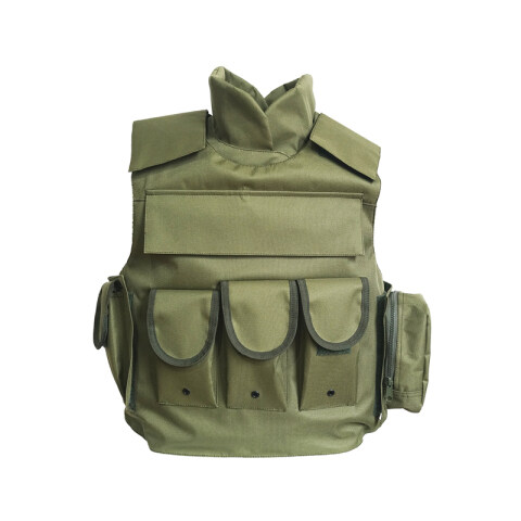 Multi-pocket Bulletproof Vest with Neck Protection BV0309
